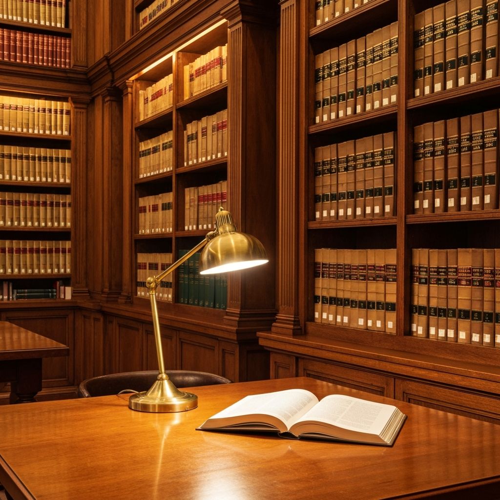 Biblioteca jurídica do escritório DL Sociedade de Advogados